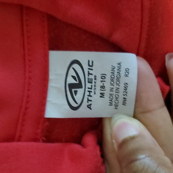 Women's Athletic Works Red Sweatshirt - Picture 2 of 7